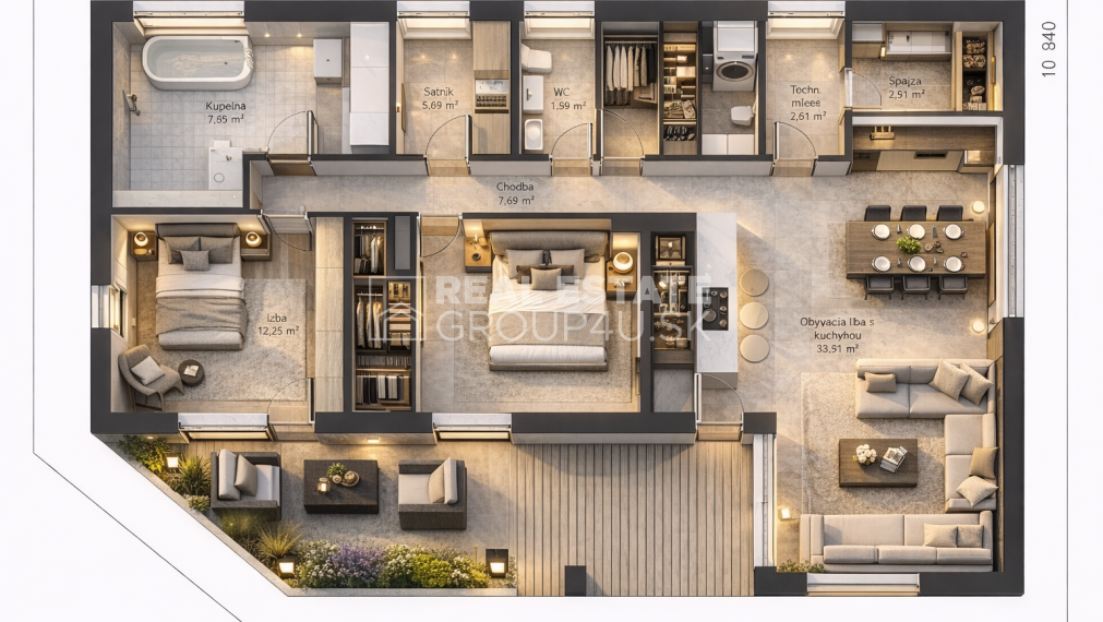 MODERNÝ BUNGALOVOM NA KĽÚČ S POZEMKOM – HORNÝ LIESKOV