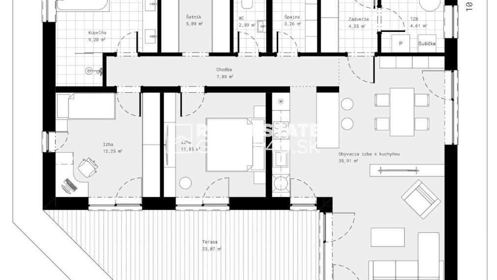 MODERNÝ BUNGALOVOM NA KĽÚČ S POZEMKOM – HORNÝ LIESKOV