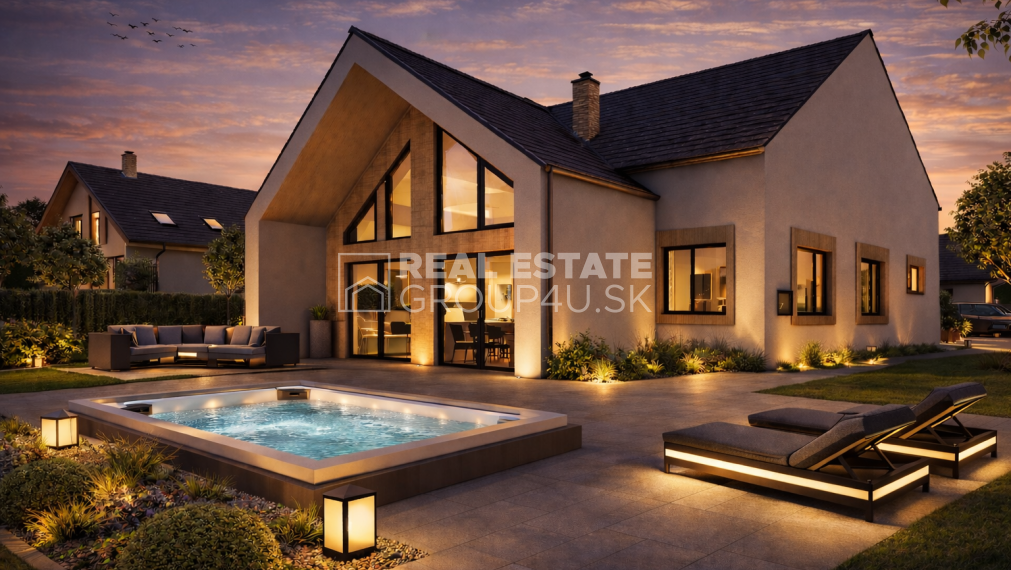MODERNÝ BUNGALOV NA KĽÚČ  S POZEMKOM – DIVINA
