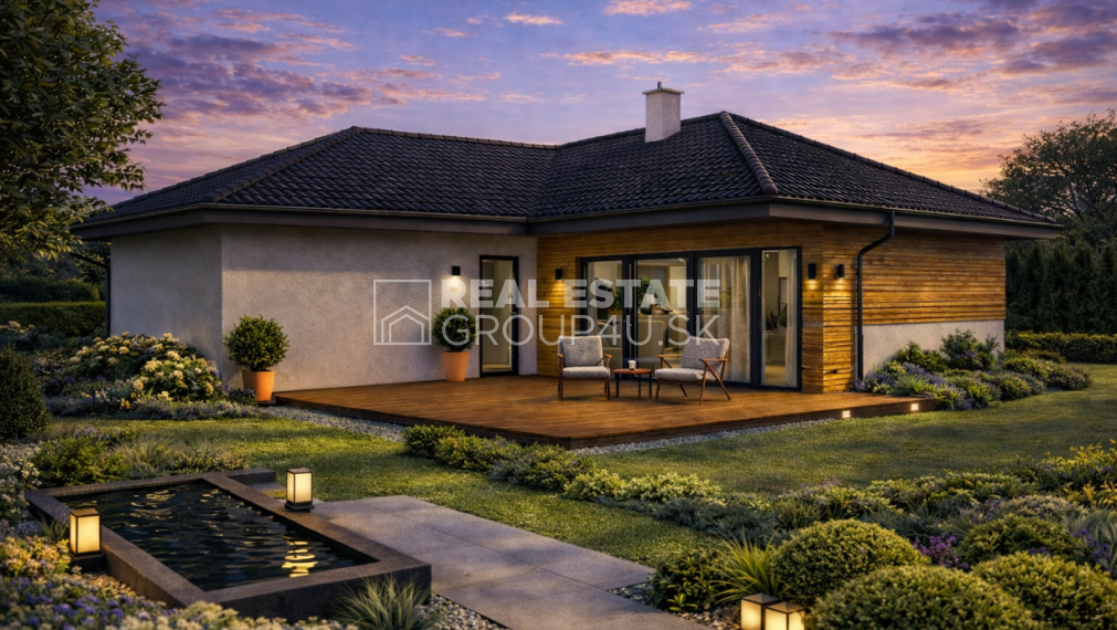 4 IZ BUNGALOV S ATRAKTÍVNYM DIZAJNOM