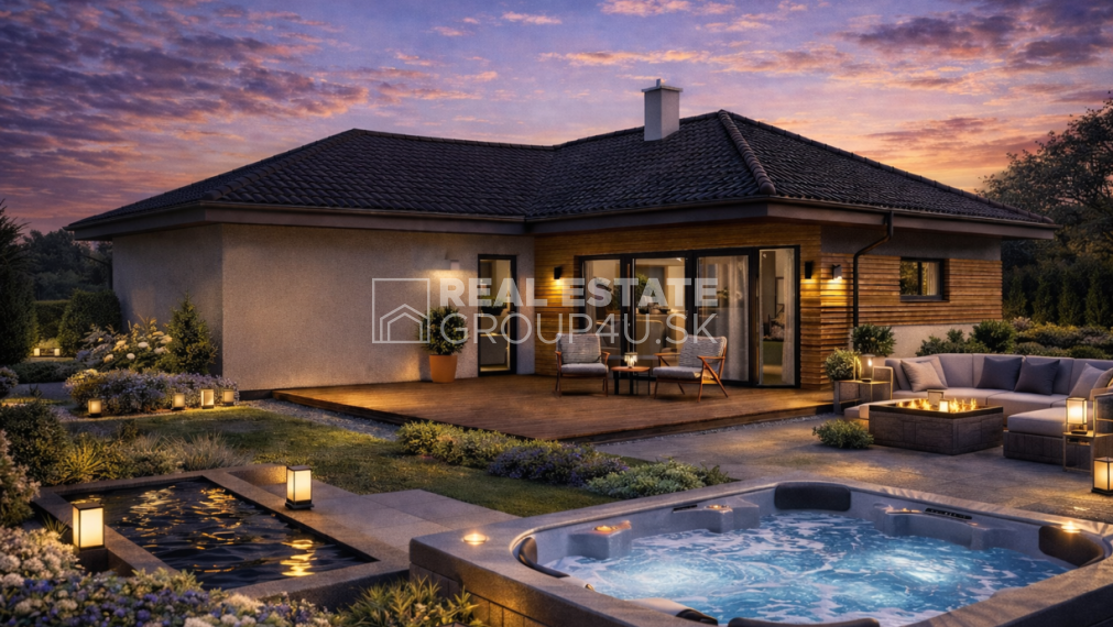 4 IZ BUNGALOV S ATRAKTÍVNYM DIZAJNOM