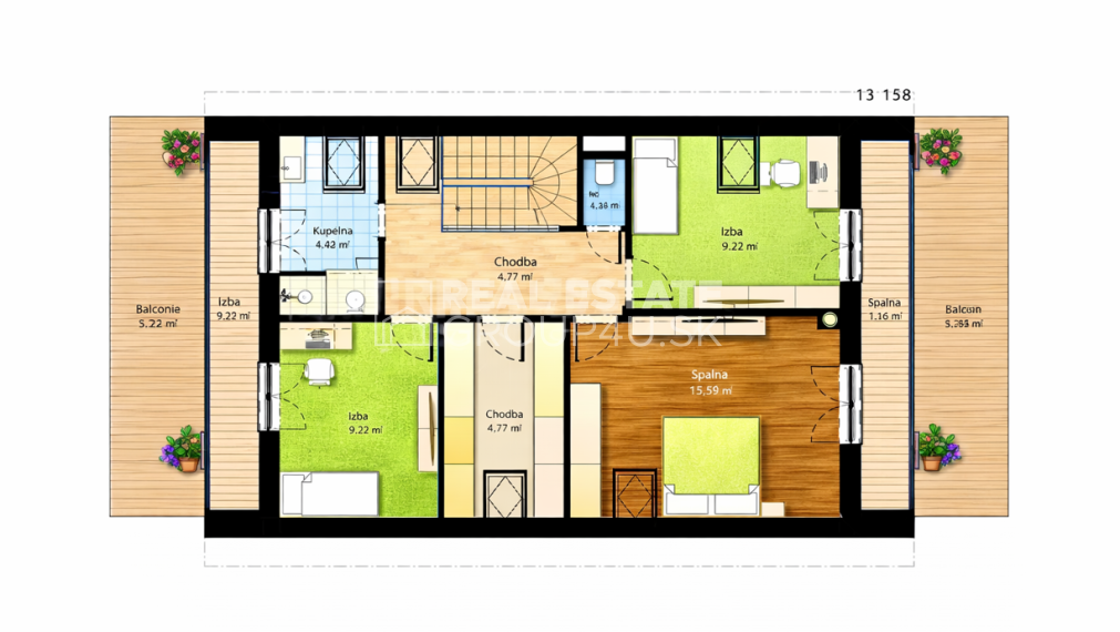 POSCHODOVÝ DOM - viac priestoru, viac pohodlia