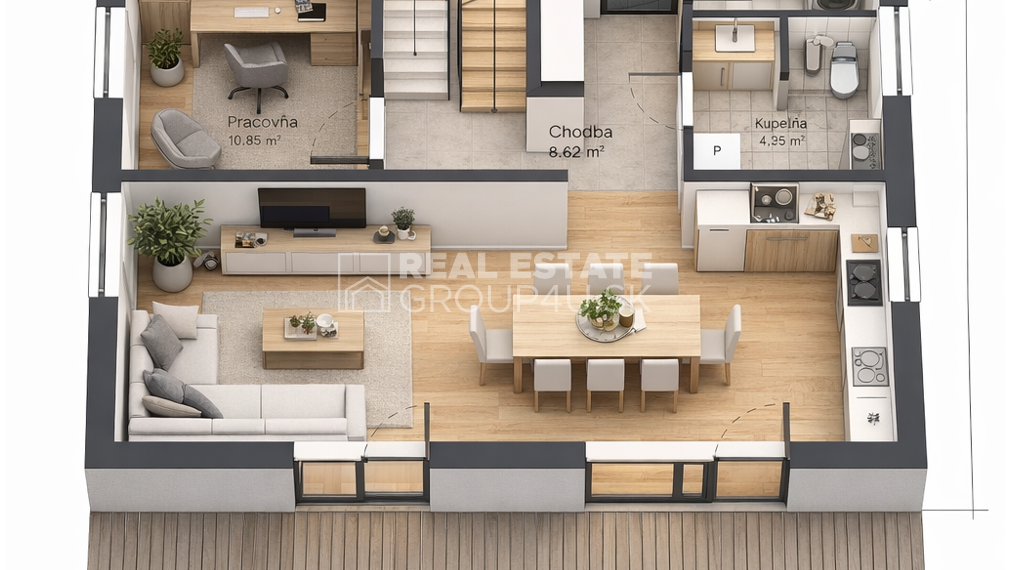 POSCHODOVÝ 5 IZ RODINNÝ DOM - Kvalitné technologické riešenia