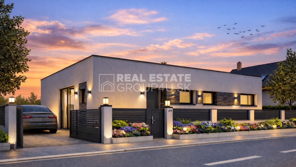 PREDAJ:  MODERNÝ RD S POZEMKOM - TRENČÍN