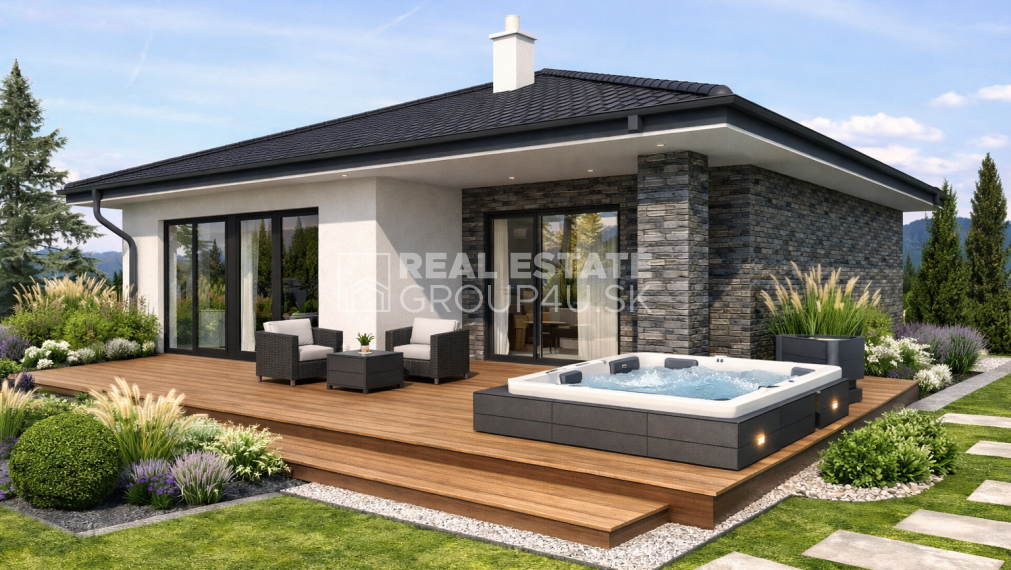 ROVINATÝ POZEMOK S PRAKTICKÝM RODINNÝM DOMOM - TRENČÍN