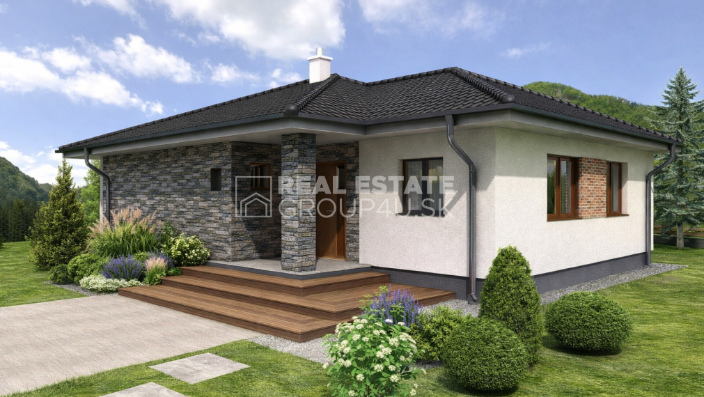 ROVINATÝ POZEMOK S PRAKTICKÝM RODINNÝM DOMOM - TRENČÍN