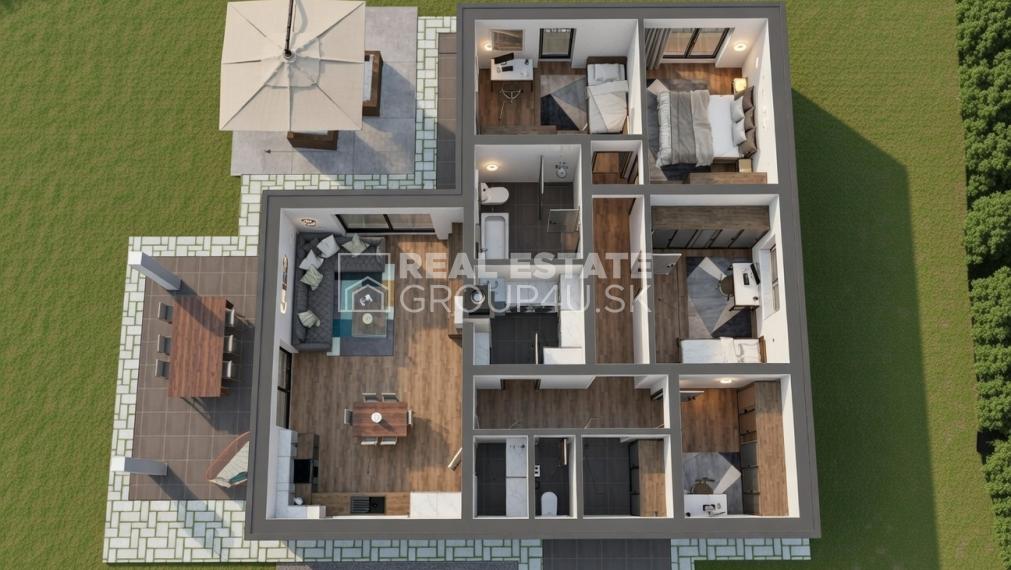 POZEMOK S PLATNÝM STAVEBNÝM POVOLENÍM NA VÝSTAVBU RD - PÚCHOV