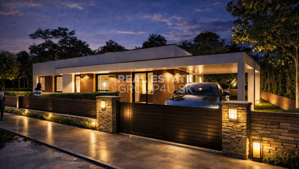 4 IZBOVÝ RODINNÝ DOM - MODERNÝ BUNGALOV 138 990,-€