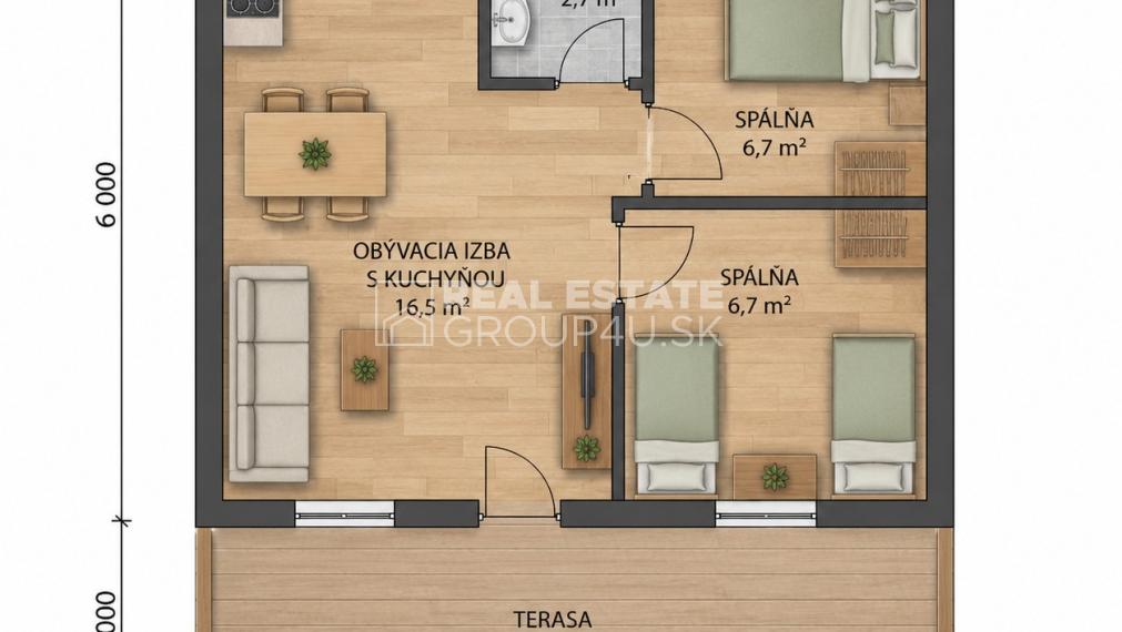 STAVEBNÉ POZEMKY PRE REKREAČNÉ DOMY - 48 000.-€