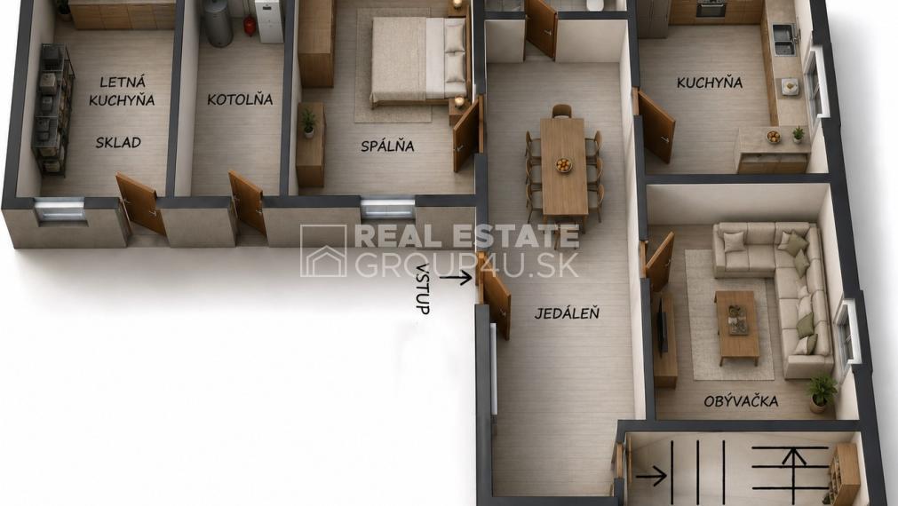 RODINNÝ DOM V SRDCI OBCE S POTENCIÁLOM - 170 000.-€