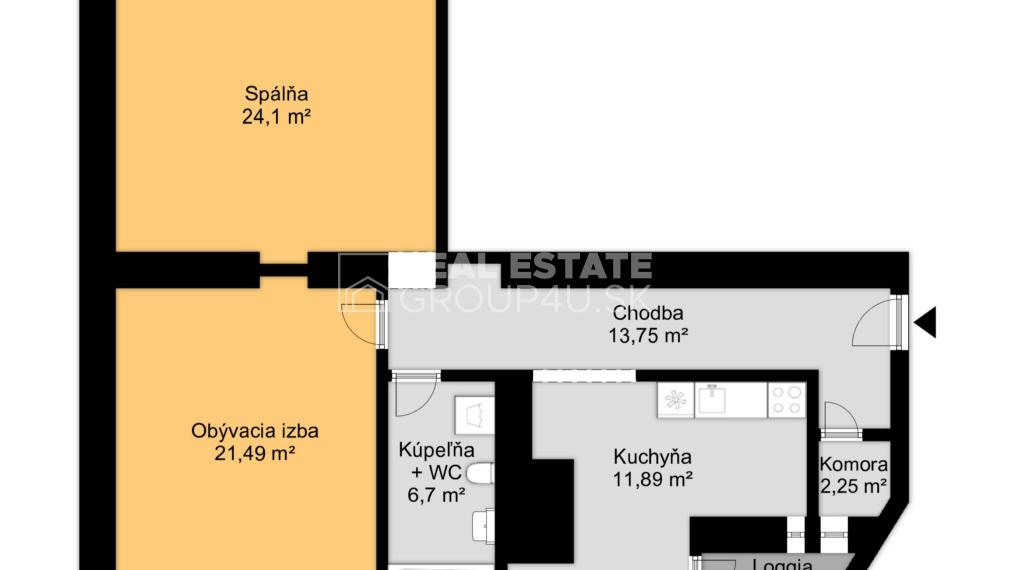 PREDAJ: VKUSNÝ VEĽKOMETRÁŽNY 2 IZ BYT až 86 m² v tichej lokalite