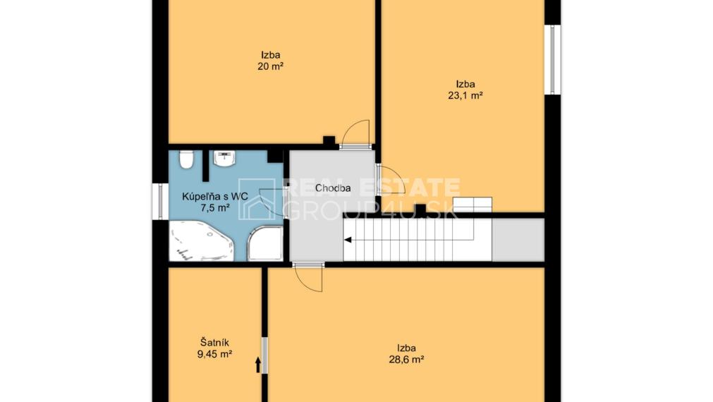 VEĽKORYSÝ 5 IZBOVÝ RODINNÝ DOM - MNÍCHOVA LEHOTA