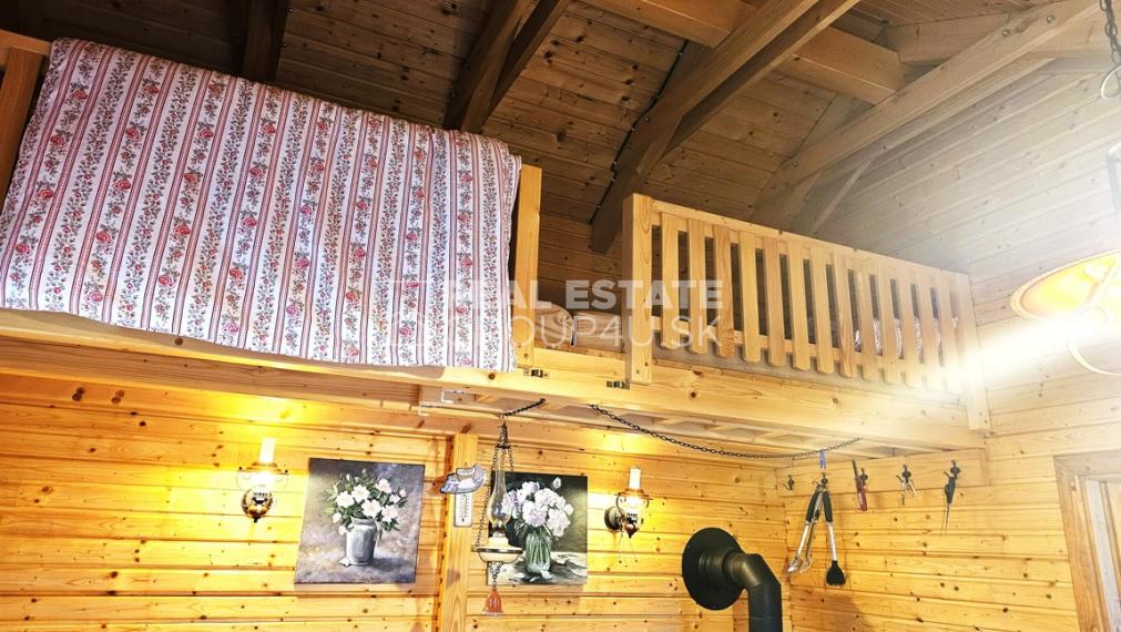 PREDAJ - ZÁHRADNÁ ZRUBOVÁ CHATA s úžitkovou záhradou - Kalvária