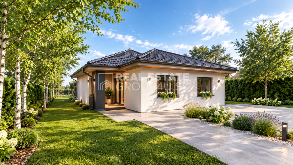 BUNGALOV S TERASOU - 4 IZBOVÝ , bezpečný a moderný dom