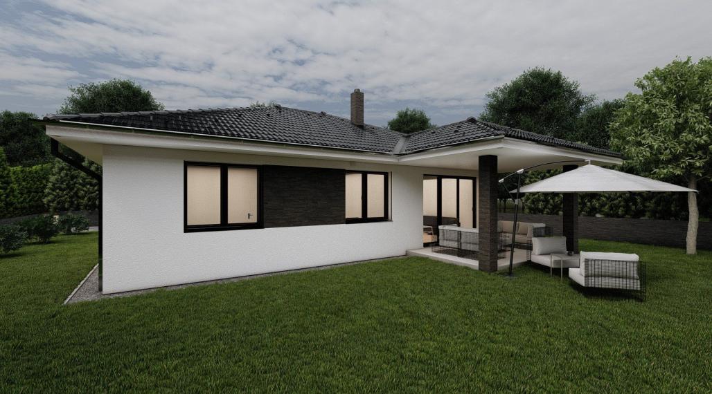 4 IZBOVÝ BUNGALOV - ZASTAVANÁ PLOCHA AŽ 138 m2