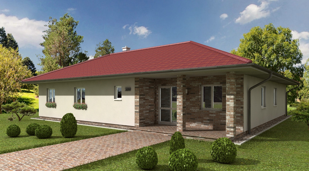 5 IZBOVÝ BUNGALOV S TERASOU V TVARE "L"