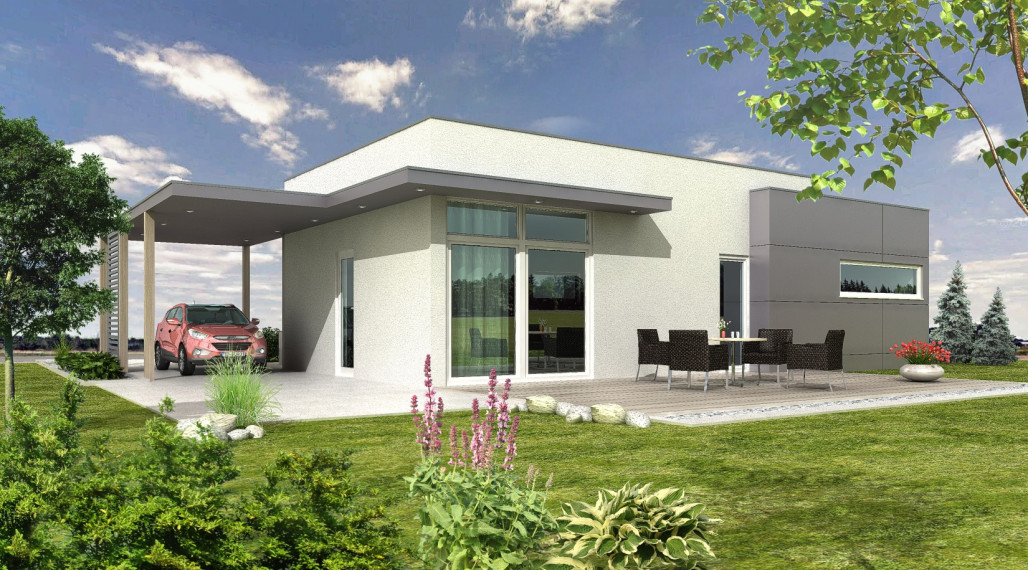 4 IZ BUNGALOV S PLOCHOU STRECHOU