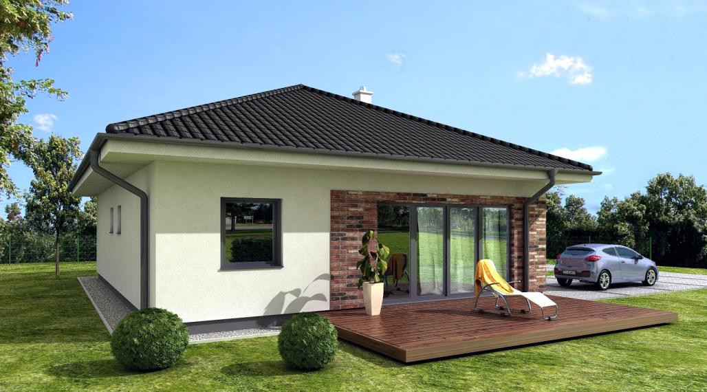3 IZ BUNGALOV S  ÚŽITKOVOU PLOCHOU 83 M2