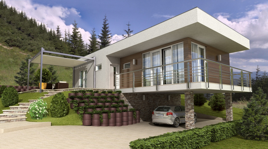 POZEMOK S ROD. DOMOM - SKALKA NAD VÁHOM