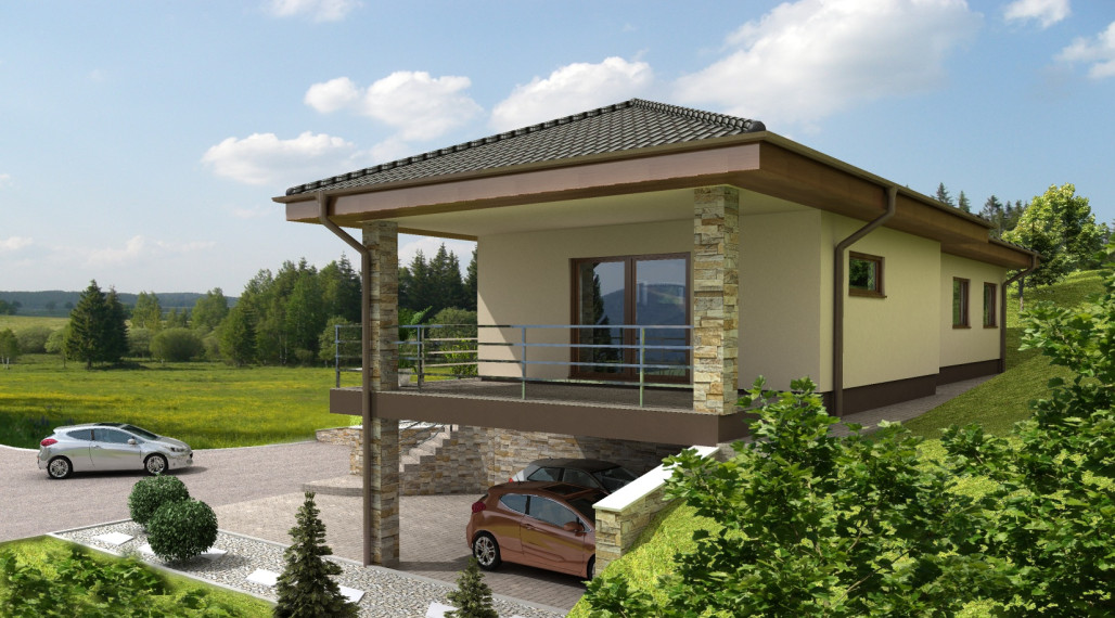 5 IZ BUNGALOV S PREKRYTOU TERASOU CCA 19 M2