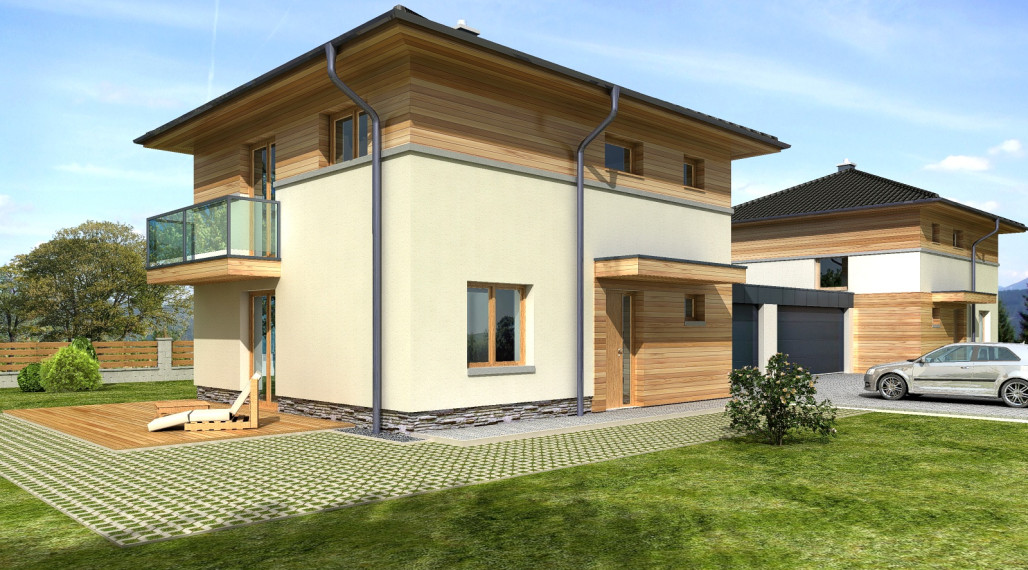 MODERNÝ 5-IZBOVÝ POSCHODOVÝ DOM