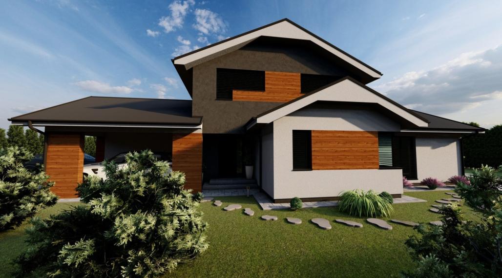 4-IZBOVÝ POSCHODOVÝ MODERNÝ DOM S POZEMKOM