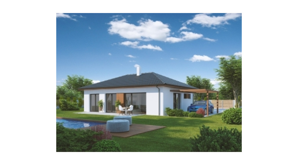 NOVOSTAVBA:  4IZ  BUNGALOVOM S VÝMEROU 100 M2