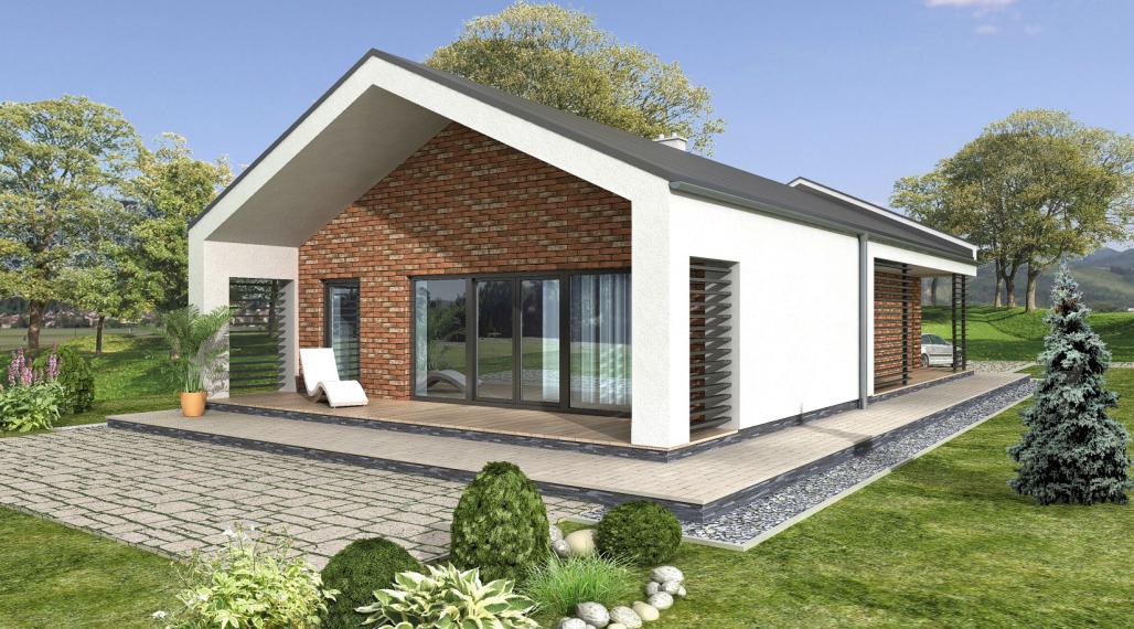 POZEMOK SO 4-IZBOVÝM BUNGALOVOM S ATYPICKÝMI PRVKAMI