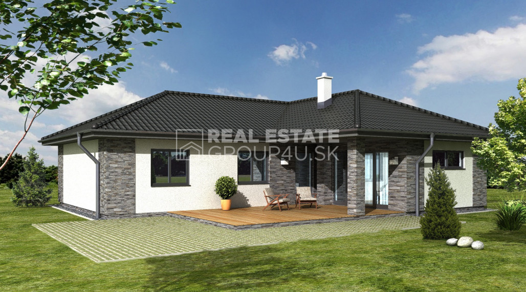 MODERNÝ BUNGALOV NA KĽÚČ S POZEMKOM - BITAROVÁ