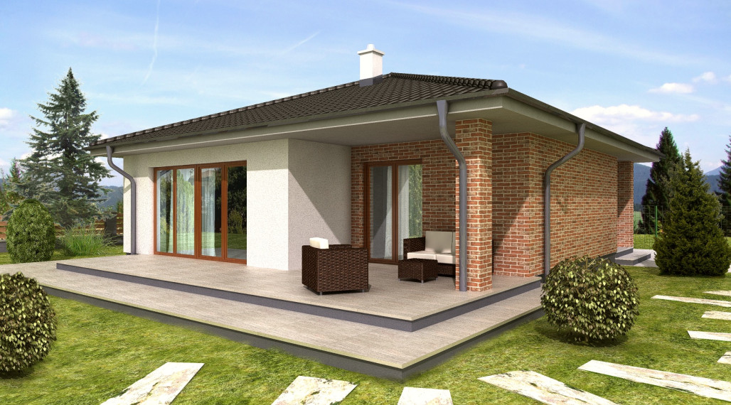 ROVINATÝ POZEMOK S PRAKTICKÝM RODINNÝM DOMOM - TRENČÍN