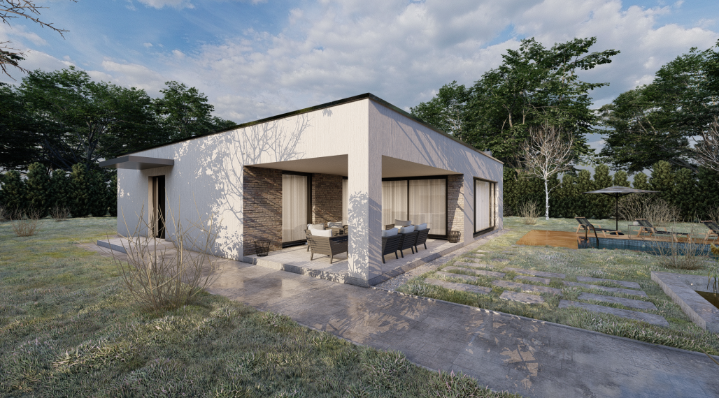 BUNGALOV - 5 izieb, čistý dizajn, komfortné bývanie