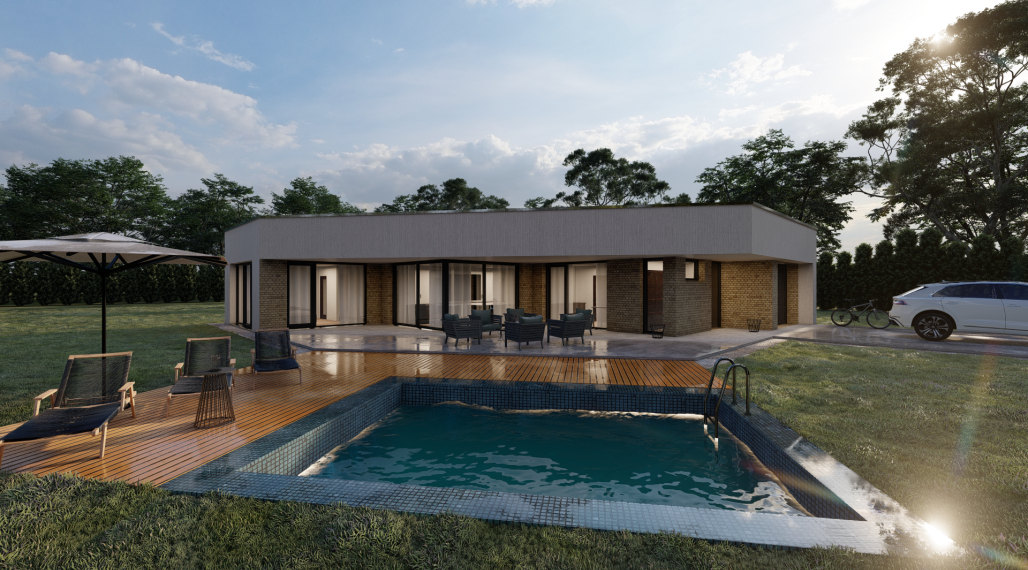 MODERNÝ RODINNÝ DOM - VEĽKÁ TERASA: 308 000,-€