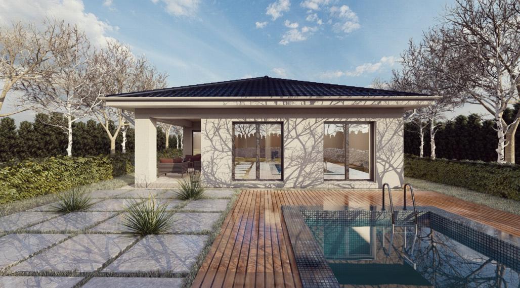 ŠTÝLOVÝ 4 IZBOVÝ BUNGALOV - Komfort na jednej úrovni