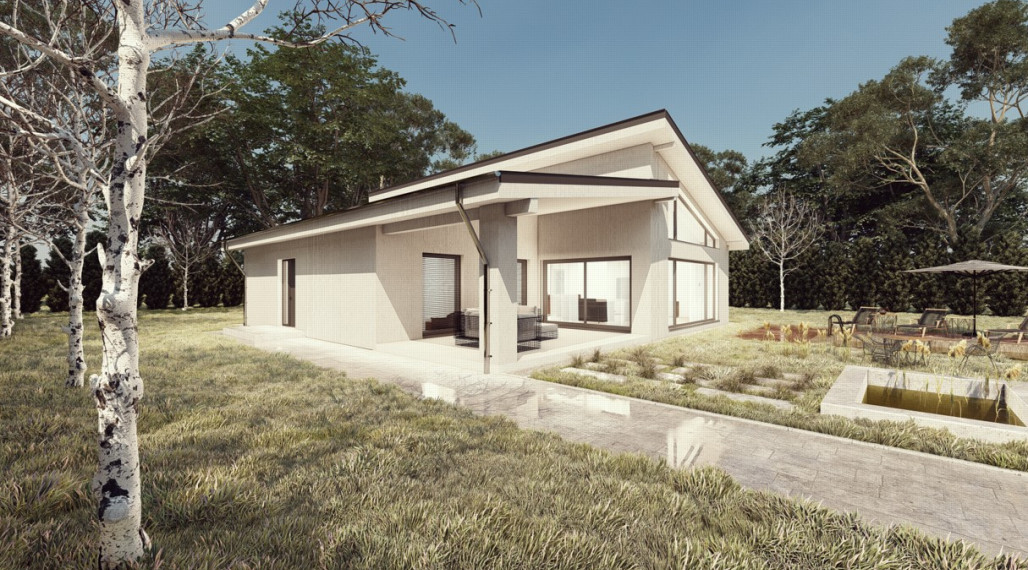 BUNGALOV S TERASOU 4 IZBOVÝ - Svetlý a vzdušný interiér