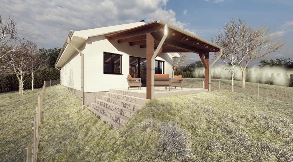 NÍZKOENERGETICKÝ 3 IZ BUNGALOV: 154 000,-€