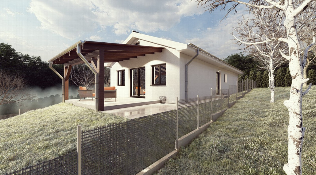NÍZKOENERGETICKÝ 3 IZ BUNGALOV: 154 000,-€