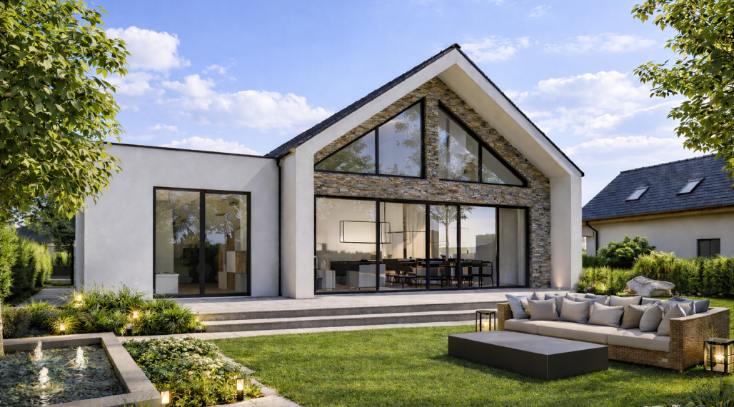 LUXUSNÝ BUNGALOV NA KĽÚČ S POZEMKOM NA SAMOTE - VEĽKÉ ROVNÉ