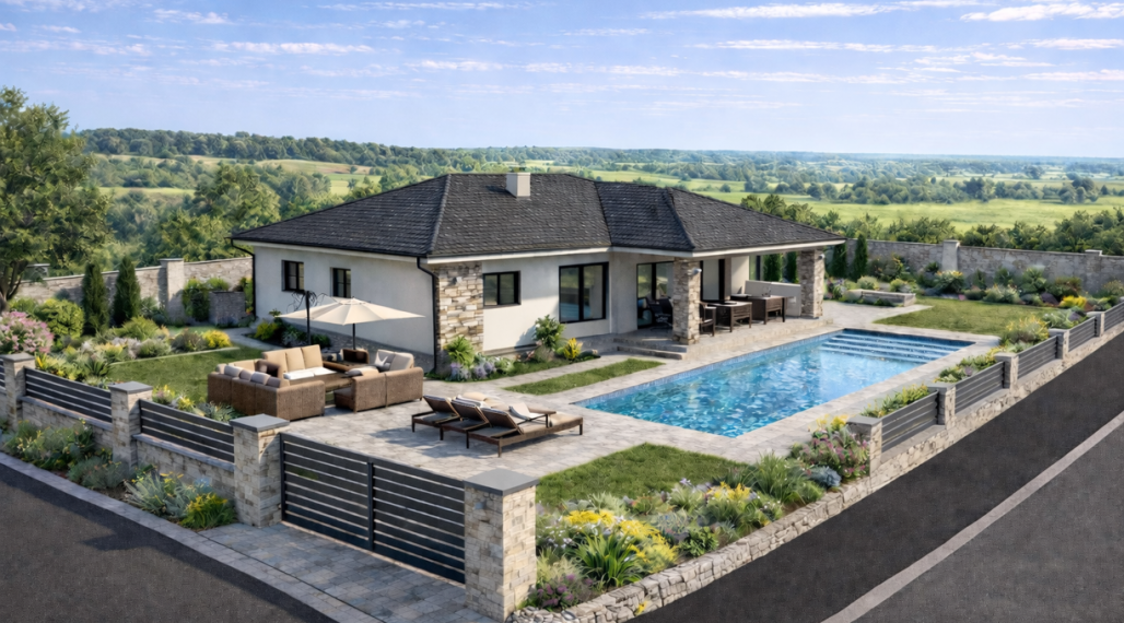 POZEMOK S PLATNÝM STAVEBNÝM POVOLENÍM - PÚCHOV