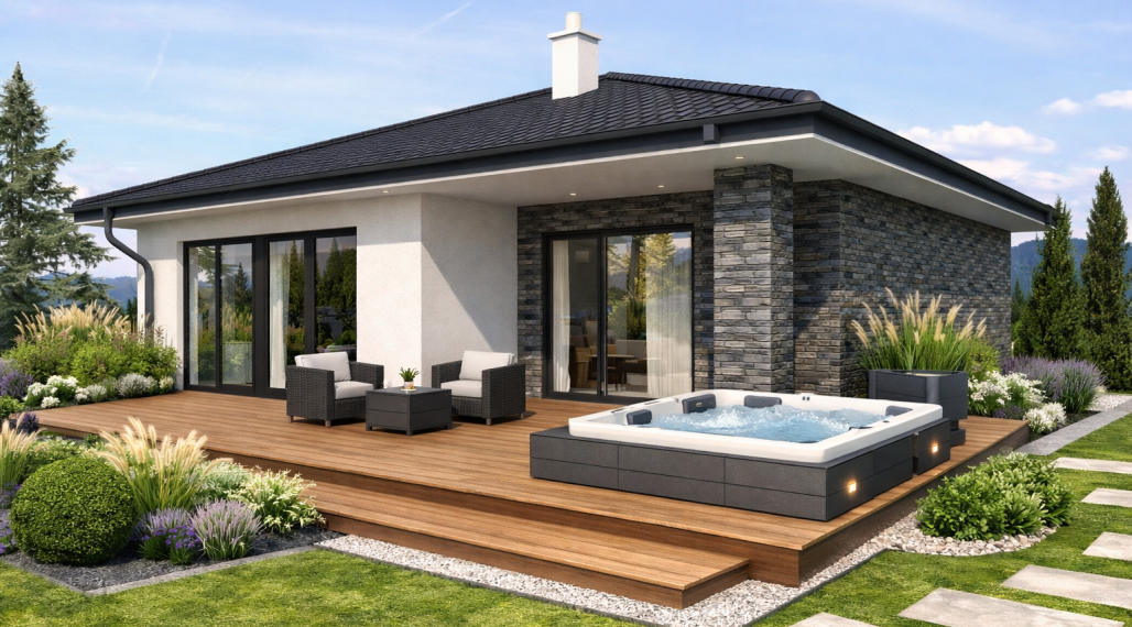 ROVINATÝ POZEMOK S PRAKTICKÝM RODINNÝM DOMOM - TRENČÍN