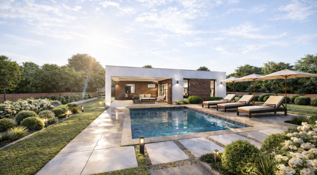 4 IZBOVÝ BUNGALOV S PLOCHOU STRECHOU: 160 990,-€