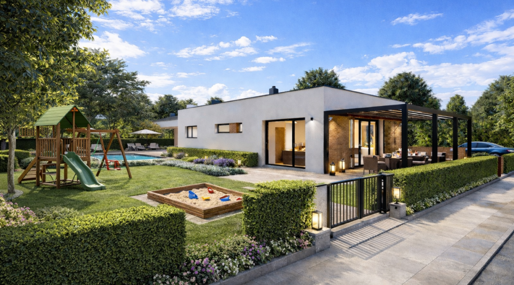 MODERNÝ BUNGALOV - 4 IZBOVÝ - 138 990,-€