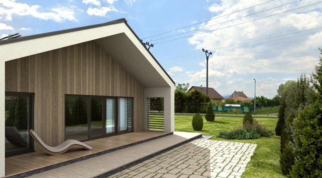 BUNGALOV NA SLNEČNOM ROVINATOM POZEMKU - SLAVNICA