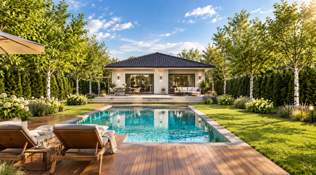 BUNGALOV S TERASOU - 4 IZBOVÝ , bezpečný a moderný dom