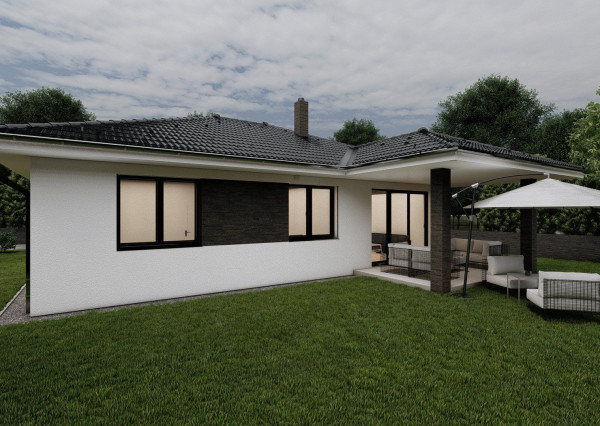 4 IZBOVÝ BUNGALOV - ZASTAVANÁ PLOCHA AŽ 138 m2