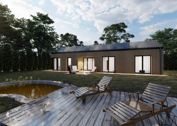 PRIESTRANNÝ NADČASOVÝ LOWCOST BUNGALOV 110 600,- €