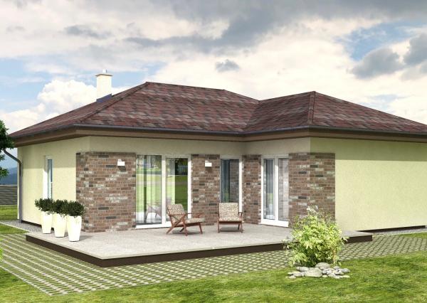 BUNGALOV 4 IZ S TERASOU V TVARE 