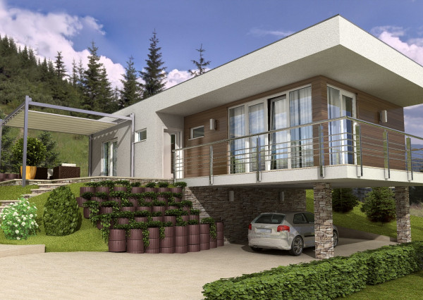 POZEMOK S ROD. DOMOM - SKALKA NAD VÁHOM