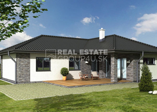 MODERNÝ BUNGALOV NA KĽÚČ S POZEMKOM - BITAROVÁ