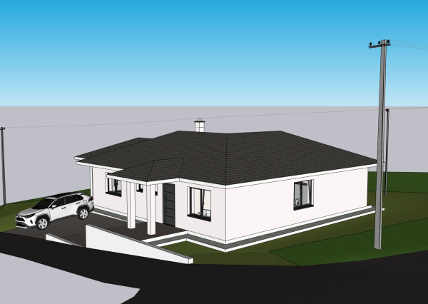 5 IZ RD - STAVEBNÉ POVOLENIE - OKAMŽITÁ VÝSTAVBA - PÚCHOV