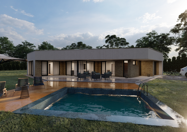 MODERNÝ RODINNÝ DOM - VEĽKÁ TERASA: 308 000,-€